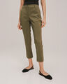 Pantalón Negro Cropped,VERDE OBSCURO